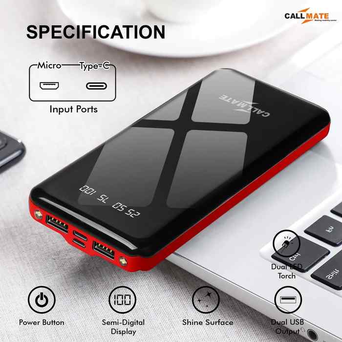 Callmate T80 10000 mAh Power Bank