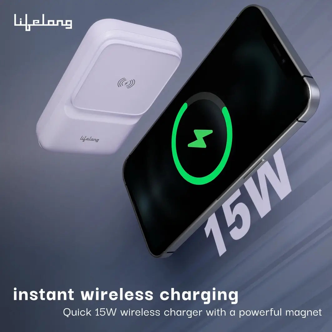 Lifelong ChargeMate Nano 10000 mAh Wireless Power Bank