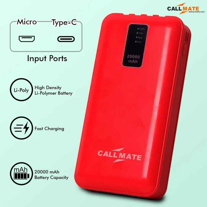 Callmate DX09 20000 mAh Power Bank