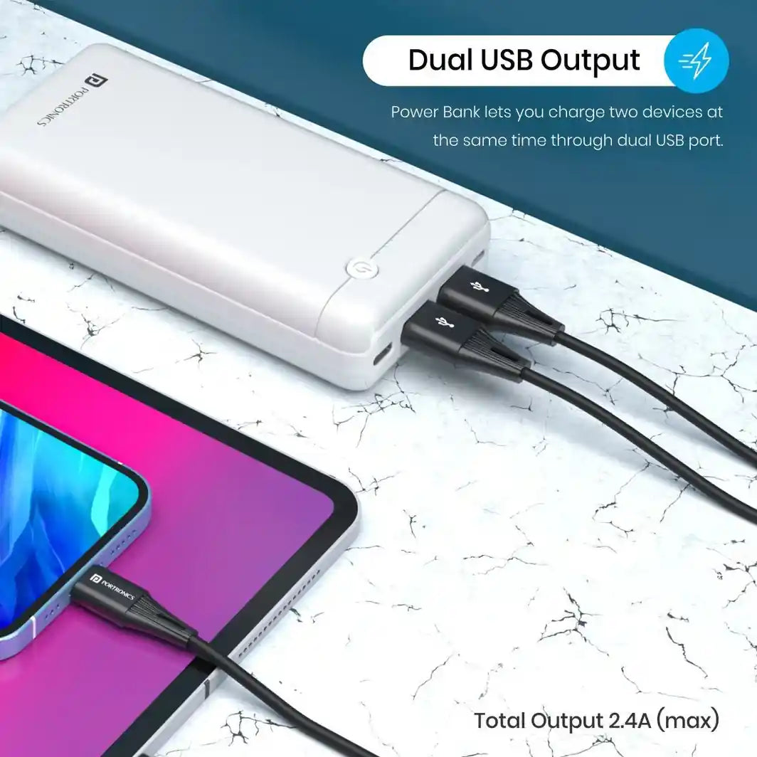 Portronics Power Brick II 20000 mAh Power Bank