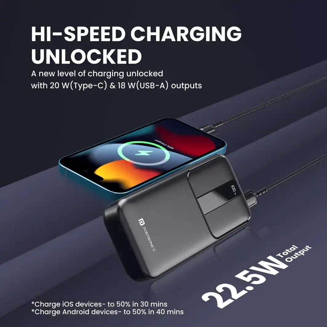 Portronics Power D 20K 20000 mAh Power Bank