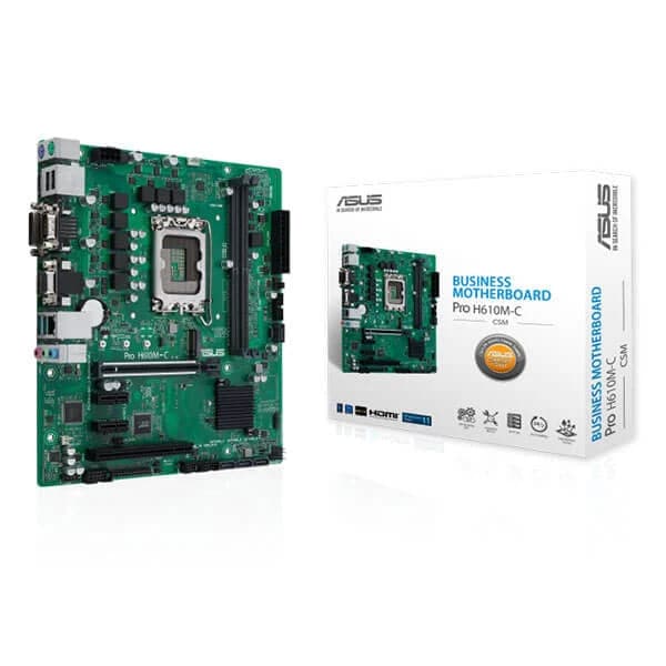 ASUS Pro H610M-C CSM DDR4 Intel Motherboard