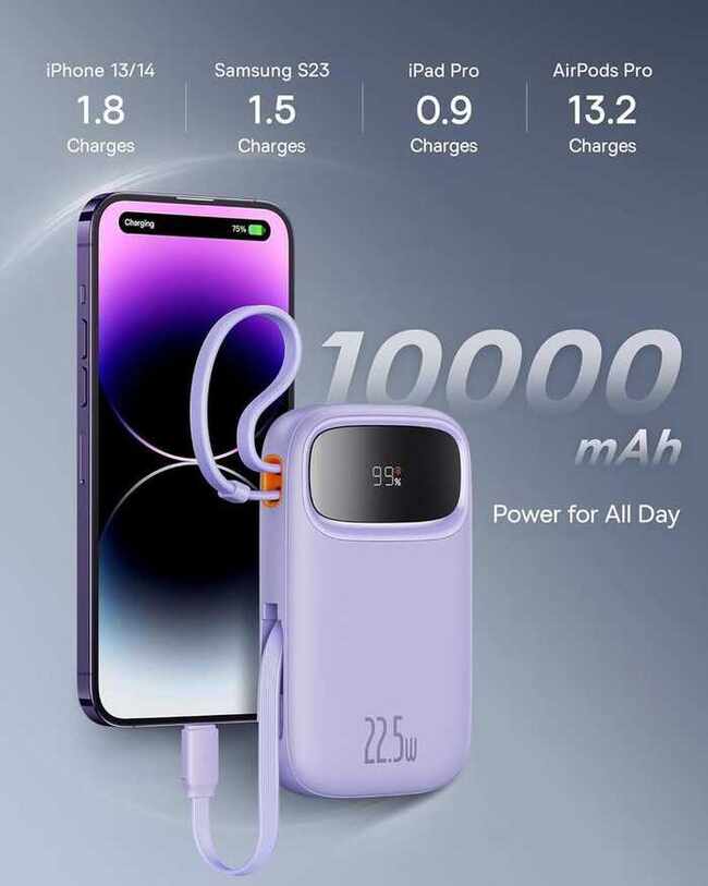 Baseus Qpow2 10000 mAh Power Bank
