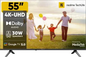 Realme TechLife 55UHDGDRWSDB 55 inch Ultra HD 4K Smart LED TV