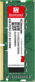 Simmtronics DLSD4SIM0003 4 GB DDR4-2133 Laptop RAM