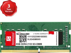 Simmtronics DLSD4SIM005 8 GB DDR4-2133 Laptop RAM