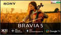 Sony Bravia 5 75 inch Ultra HD 4K Smart Mini LED TV (K-75XR50)
