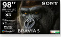 Sony Bravia 5 XR55A 98 inch Ultra HD 4K Smart Mini LED TV (K-98XR55A)