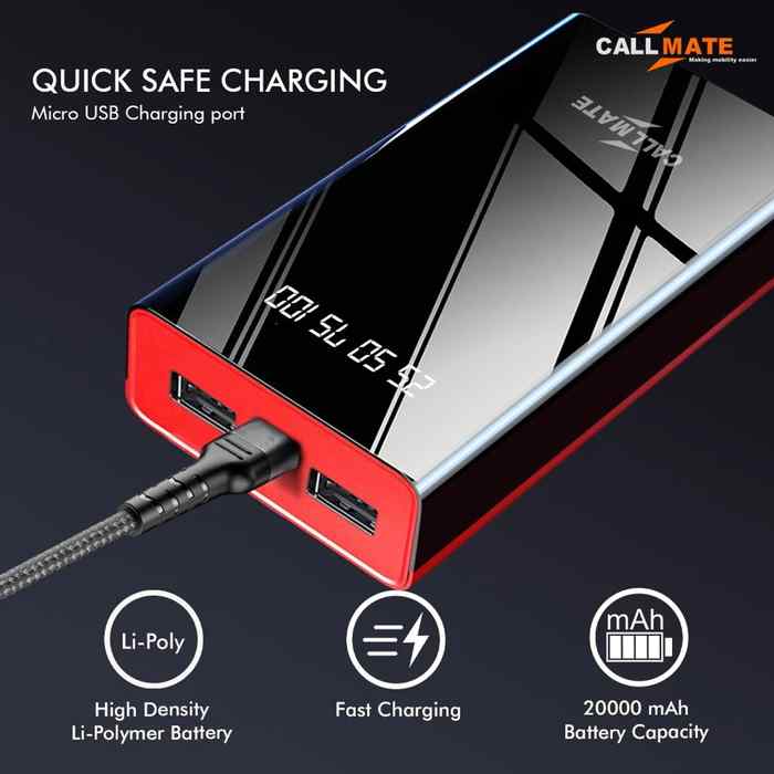 Callmate T100 20000 mAh Power Bank