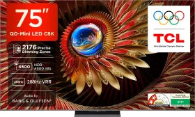 TCL C8K 75 inch Ultra HD 4K Smart QD-Mini LED TV (75C8K)