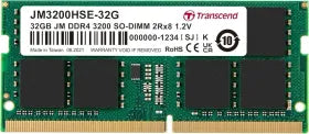 Transcend JetRam JM3200HSE-32G 32 GB DDR4-3200 Laptop RAM