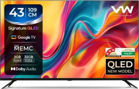 VW Pro Series VW43GQ2 43 inch Ultra HD 4K Smart QLED TV