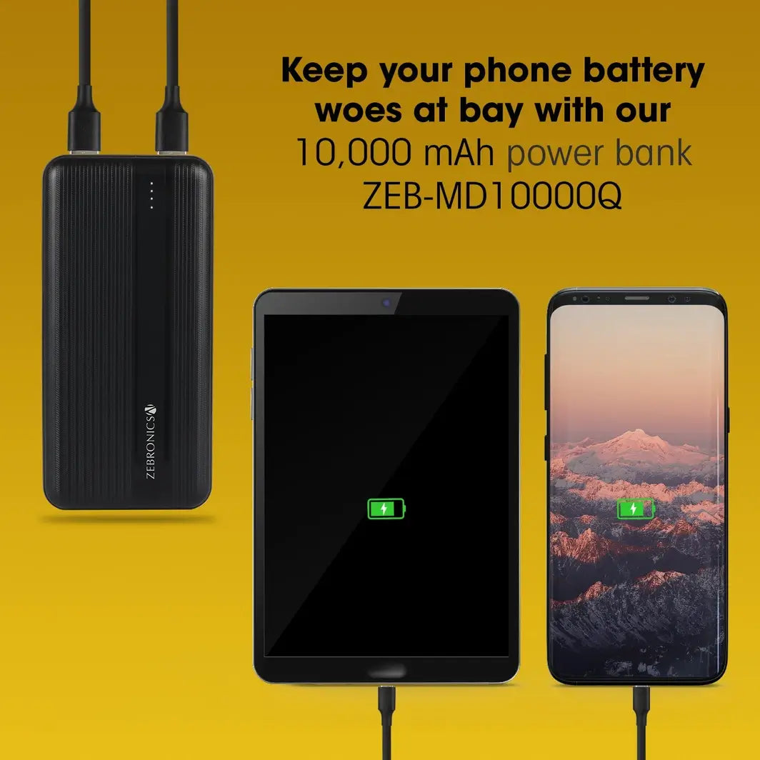 Zebronics ZEB-MD10000Q 10000 mAh Power Bank