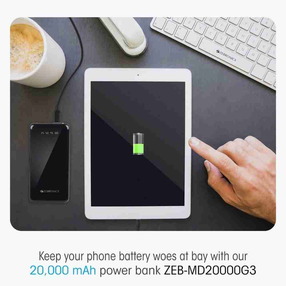 Zebronics ZEB MD20000G3 20000 mAh Power Bank