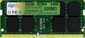 Zipmem ZSD04GD4-24 32 GB DDR4-2400 Laptop RAM