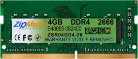 Zipmem ZSR04GD4-26 4 GB DDR4-2666 Laptop RAM